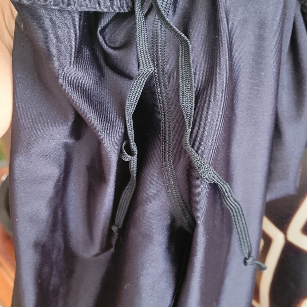Nike Athletic Wear RN# 56323 Men's Jogger Running Pants M Black Logo Drawstring - Picture 8 of 8
